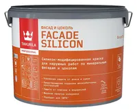 Краска фасадная FACADE Silicon VVA глубокоматовая, 9 л