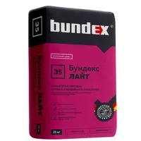 Штукатурка гипсовая Bundex Лайт 25 кг