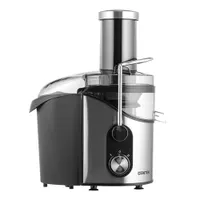 Соковыжималка Centek CT-1212, черный/сталь, 1200 Вт, 2 скорости, стакан 1100 мл, горловина 75 мм