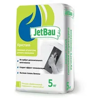 Гипсовая штукатурка белая ручного нанесения КРИСТАЛЛ JetBau 5 кг